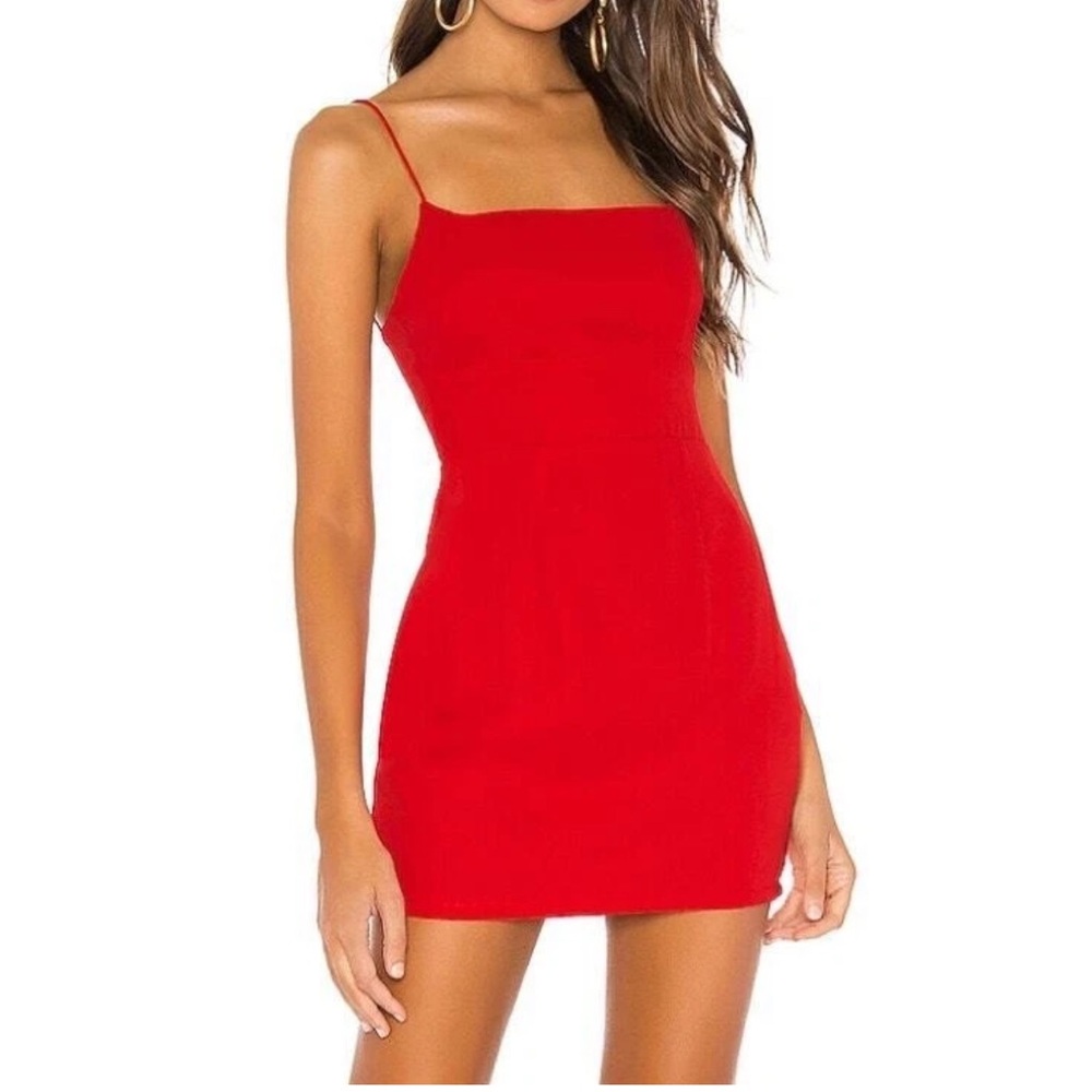 superdown Red Mini Dress